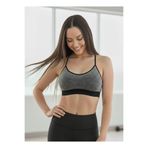 Mistirik Astura Model İçi Pedli Esnek Yapılı Kadın Spor Büstiyer Gri, S, MİS-ASPRBS, GRİ