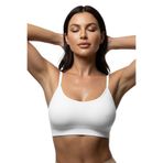 Mistirik Astura Model İnce Askılı Çapraz Tasarımlı Pedli Sütyeni, S, MİS-ASTURAMDL, BEYAZ, Kadın