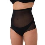 Mistirik, Formia Model Yüksek Bel Transpran Model Sıkılaştırıcı Ve Toparlayıcı Etkili Slip Korse Siyah Renk, 2XL