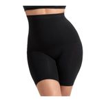 Mistirik, Irina Model Yüksek Bel Şort Toparlayıcı Ve Göbek Gizleyen Şort Korse Siyah Renk, 2XL