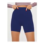 MİSTİRİK Jerovin Model Seamless Toparlayıcı Biker Push Up Etkili Kısa Şort Lacivert Renk