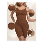 Mistirik, Larix Model Extra Toparlayıcı Extra Sıkılaştırıcı Tam Boy Tulum Korse Kahve Renk, L