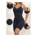 Mistirik, Larix Model Extra Toparlayıcı Extra Sıkılaştırıcı Tam Boy Tulum Korse Siyah Renk, XL