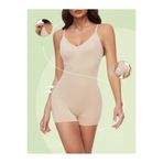 Mistirik, Larix Model Kadın Tam Boy Tulum Korse Push Up Etkili Basen Toplayıcı Tam Boy Korse Ten Renk, L