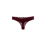 Mistirik, Masara Model Tanga Desenli Ve Esnek Spor Külot Bordo Renk, XL