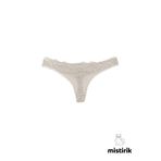 Mistirik, Masara Model Tanga Desenli Ve Esnek Spor Külot Ekru Renk, XL