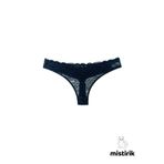 MİSTİRİK Masara Model Tanga Desenli Ve Esnek Spor Külot Lacivert Renk