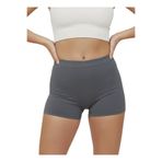 Mistirik, Moncorno Model Kadın Boxer Fit Gösteren Model Toparlayan Korse Etkili Boxer Koyu Gri Renk, 2XL