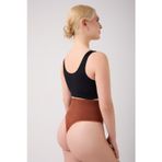 Mistirik Montela Model Korseli Göbek Ve Karın Sıkılaştıran Tanga Slip Külot Kahve Renk