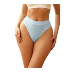 Mistirik, Navelli Model Seamless Beli Lastikli Rahat Tanga Külot Açık Mavi Renk, M