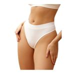 Mistirik, Navelli Model Seamless Beli Lastikli Rahat Tanga Külot Beyaz Renk, XS