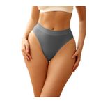 Mistirik, Navelli Model Seamless Beli Lastikli Rahat Tanga Külot Koyu Gri Renk, L