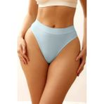 Mistirik Navelli Model Seamless Yumuşak Kumaşlı String Külot - XS - Mavi