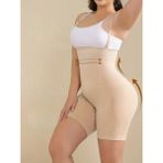 Mistirik Pagliye Model Toparlayıcı Lazer Kesim Askılı Şort Korse - Ten - 2XL