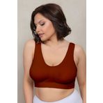 MİSTİRİK Panax Model Toparlayıcı Sıkılaştırıcı Kalın Askılı Pedli Büstiyer Kahve Renk