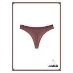 Mistirik, Paulo Model Esnek Ve Yumuşak Fitilli String Model Spor Külot Mürdüm Renk, XL