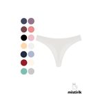 Mistirik, Paulo Model Fitilli Esnek Kumaş String Tanga Beyaz Renk, M
