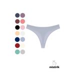 Mistirik Paulo Model Fitilli Esnek Kumaş String Tanga Lila Renk