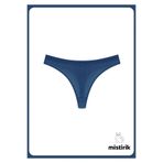 Mistirik, Paulo Model Yumuşak Kumaşlı Tanga Model Fitilli Spor Külot Lacivert Renk, XL