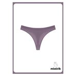 Mistirik, Paulo Model Yumuşak Kumaşlı Tanga Model Fitilli Spor Külot Mor Renk, S