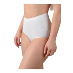 Mistirik, Polfa Model Lazer Kesim Toparlayıcı Etkili Iz Yapmaz Külot Korse Beyaz Renk, 2XL