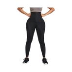Mistirik Sauna-tayt Model Korse Toparlayıcı Ve Sıkılaştırıcı Etkili Yüksek Bel Agraflı Sauna Termal Tayt SiYAH