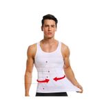Mistirik Toscana Model Toparlayıcı Atlet Sıkılaştırıcı Göbek Düzeltici Korse, XL, BAX-ATLET, BEYAZ, Erkek