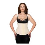 Mistirik, Trigoso Model 4 Aşamalı Kancalı Bel İnceltme Etkili Balenli Askılı Latex Ten Korse, 44