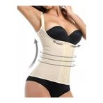 Mistirik Trigoso Model 4 Aşamalı Sıkılaştırıcı Kum Saati Görünümü Veren Askılı Latex Korse Ten Renk