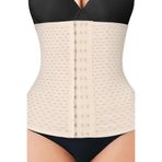 Mistirik, Ulyana Model Hava Alan Sıkılaştırıcı Ve Toparlaryıcı 4 Balenli 3 Kademeli Agraflı Korse Ten Renk, 4XL-5XL