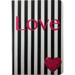 Misto Shop Love Siyah Yapraklı Defter