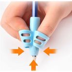 Misyon Kalem Tutacağı - 1 Adet Mavi Ergonomik Yazma Desteği (Küçük Boyut)