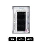 Misyul 0.05C Natural Kıvrım 12 Mm Soft Eyelash Takma Kirpik 16'Lı