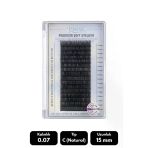 Misyul 0.07C Natural Kıvrım 15 Mm Soft Eyelash Takma Kirpik 16'Lı