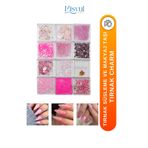 Misyul Tırnak Charm Tırnak Süsleme Ve Makyaj Taşı, Nail Art Nail Charm Seti 12 Adet