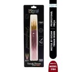 Misyul Tırnak Desen Fırçası 3'Lü Pembe Mıs-2184