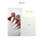 Misyul Tırnak Sticker Protez Tırnak Kalıcı Oje Süsleme 5D Sticker