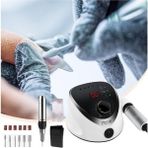 Misyul Tırnak Törpü Freze Makinesi 35.000 Rpm Dijital Ekranlı Beyaz MIS-2125 - 0 - Siyah
