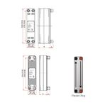MIT MB-04 16 Plaka Lehimli Tip Plakalı Isı Eşanjör