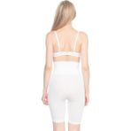 Mitay Bel ve Basen Inceltici, Bel Toparlayıcı Kalça Şekilendirici Duoble Paçalı Korse - 2XL - Beyaz