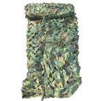 Mitefu Woodland Camo Netz kamuflaj net Blinds Mesh desteği ile GRID güneş şemsiyesi kamp atma AV dekorasyon vs. için malzeme: d210,1packung 6.8x10ft
