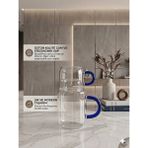 Miter Lüks Bardaklı Komodin Başucu Sürahisi 690 ml - Mavi