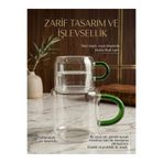 Miter Lüks Bardaklı Komodin Başucu Sürahisi 690 Ml