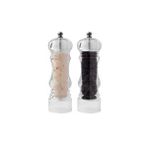 Mithra Life 2’Li Küçük Boy 14 Cm Akrilik Şeffaf Tuz Karabiber Öğütücü Mıt1256