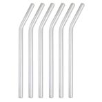 Mithra Life 6 lı Şeffaf Eğimli Cam Pipet MIT1003
