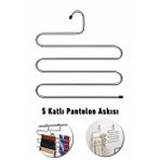 Mithra Life Metal 5 Katlı Pantolon Eşarp Askısı Mit1029 Gümüş