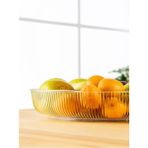 Mithra Life Şeffaf Esnek Kırılmaz Plastik Meyve Sebze Salata Sunum Geniş Çanak Kasesi MIT1224 - 1 - 2 L