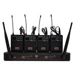 Mito TM-04Y 4'lü Yaka 4x100 Kanal Full Dijital Telsiz Mikrofon