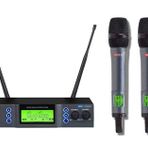 Mito WM-1002 HH UHF 100 Çift El Seçilebilir Frekans Telsiz Mikrofon