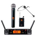 Mito WM-9002 HB Çift El-Yaka UHF Dijital Telsiz Mikrofon